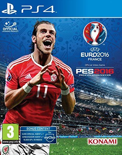 Konami PES 2016 UEFA EURO 2016 Edition, PS4 Base+DLC PlayStation 4 videogioco