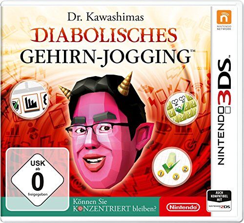 Nintendo Dr. Kawashimas Diabolisches Gehirn Jogging Können Sie konzentriert bleiben?  3DS [Edizione: Germania]