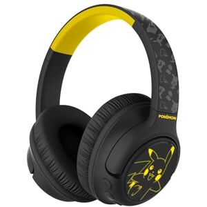 OTL Technologies Cuffie wireless Pokemon Pikachu pieghevoli con luce LED OTL Technologies Cuffie wireless Pokemon Pikachu pieghevoli con luce LED