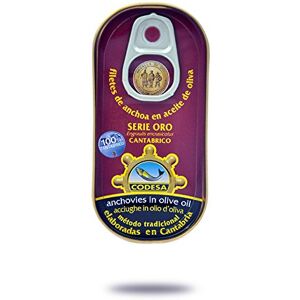 CODESA Filetti di Acciughe Mar Cantabrico Serie Oro  48 g  ANCHOAS SERIE ORO 50 g