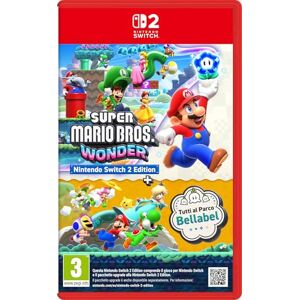 Nintendo Super Mario Bros. Wonder Switch 2 Edition + Tutti al Parco Bellabel Ed. Italiana Versione su scheda Nintendo Super Mario Bros. Wonder Switch 2 Edition + Tutti al Parco Bellabel Ed. Italiana Versione su scheda