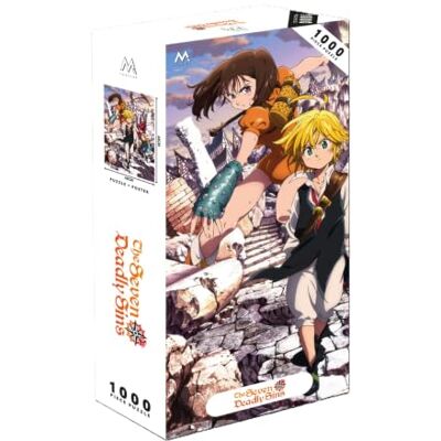Plastoy Seven Deadly Sins Puzzle da 1.000 pezzi Poster incluso Plastoy Seven Deadly Sins Puzzle da 1.000 pezzi Poster incluso