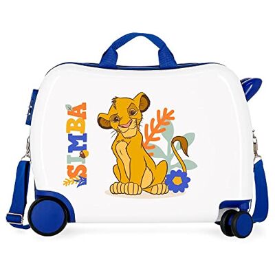 Disney Il Re Leon Valigia infantile bianca 50 x 39 x 20 cm rigida ABS chiusura a combinazione laterale 34 L 1,8 kg 4 ruote Disney Il Re Leon Valigia infantile bianca 50 x 39 x 20 cm rigida ABS chiusura a combinazione laterale 34 L 1,8 kg 4 ruote