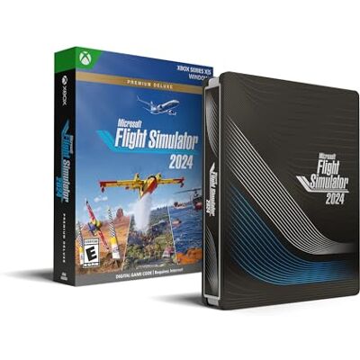 Xbox Microsoft Flight Simulator 2024 Jeu Series X Premium Deluxe Edition SteelBook Xbox Microsoft Flight Simulator 2024 Jeu Series X Premium Deluxe Edition SteelBook