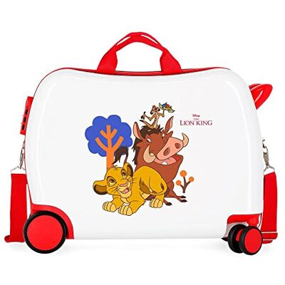 Disney Il Re Leon Valigia infantile bianca 50 x 39 x 20 cm rigida ABS chiusura a combinazione laterale 34 L 1,8 kg 4 ruote Disney Il Re Leon Valigia infantile bianca 50 x 39 x 20 cm rigida ABS chiusura a combinazione laterale 34 L 1,8 kg 4 ruote