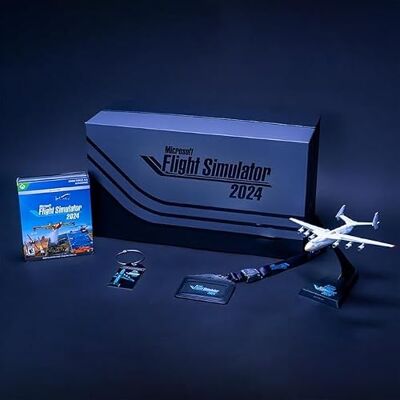 Aerosoft Microsoft Flight Simulator 2024 Limited Collector’s Edition – Aviator Edition con contenuti Premium Deluxe – Simulatore di volo realistico per PC – Edizione da collezione Aerosoft Microsoft Flight Simulator 2024 Limited Collector’s Edition – Aviator Edition con contenuti Premium Deluxe – Simulatore di volo realistico per PC – Edizione da collezione