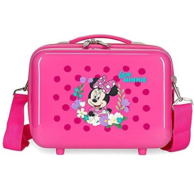 Disney Minnie Golden Days Beauty case adattabile con tracolla, 29 x 21 x 15 cm Disney Minnie Golden Days Beauty case adattabile con tracolla, 29 x 21 x 15 cm