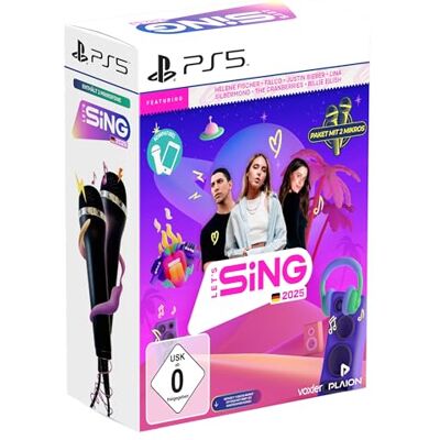 Koch Media PLAION Let's Sing 2025 Versione Tedesca (+ 2 Mic) (PlayStation 5) Koch Media PLAION Let's Sing 2025 Versione Tedesca (+ 2 Mic) (PlayStation 5)