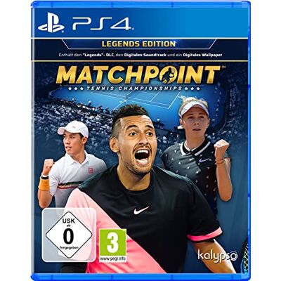 Kalypso Matchpoint Tennis Championships Legends Edition (PlayStation PS4) Kalypso Matchpoint Tennis Championships Legends Edition (PlayStation PS4)