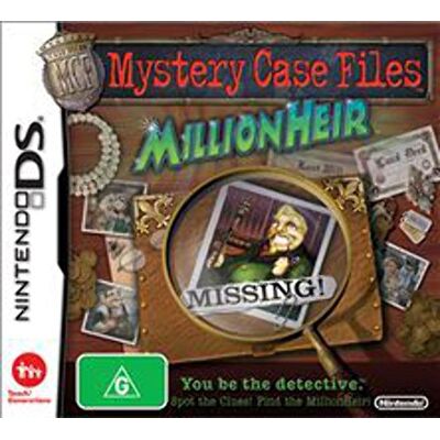 Nintendo Mystery Case Files Millionheir, DS Nintendo Mystery Case Files Millionheir, DS