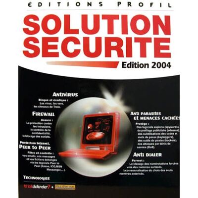 Difuzed Solution Securite Edition 2004 : PC DVD ROM , FR Difuzed Solution Securite Edition 2004 : PC DVD ROM , FR