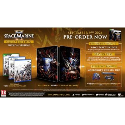Focus Entertainment SPACE MARINE 2 GOLD ED Focus Entertainment SPACE MARINE 2 GOLD ED