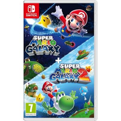 Nintendo Super Mario Galaxy + Super Mario Galaxy 2 Ed. Italiana Versione su scheda Nintendo Super Mario Galaxy + Super Mario Galaxy 2 Ed. Italiana Versione su scheda