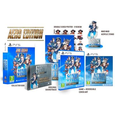 ART Sonic Wings Reunion PlayStation 5 Collector's edition ART Sonic Wings Reunion PlayStation 5 Collector's edition