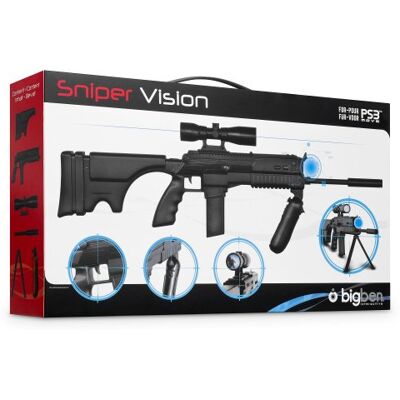 Bigben Interactive PS3 Move Sniper Gun Black Bigben Interactive PS3 Move Sniper Gun Black