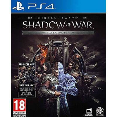 Warner Middle Earth Shadow of War Silver Edition PS4 Game Warner Middle Earth Shadow of War Silver Edition PS4 Game