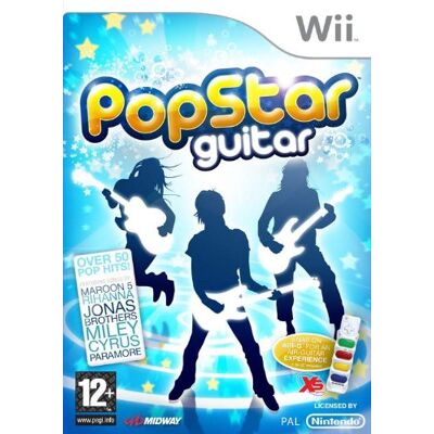 MIDWAY PopStar Guitar (DELETED TITLE) /Wii MIDWAY PopStar Guitar (DELETED TITLE) /Wii