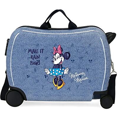 Disney Minnie Make it Rain Bows Valigia infantile blu 50 x 38 x 20 cm rigida ABS chiusura a combinazione laterale 34 L 1,8 kg 4 ruote equipaggiamento a mano Disney Minnie Make it Rain Bows Valigia infantile blu 50 x 38 x 20 cm rigida ABS chiusura a combinazione laterale 34 L 1,8 kg 4 ruote equipaggiamento a mano