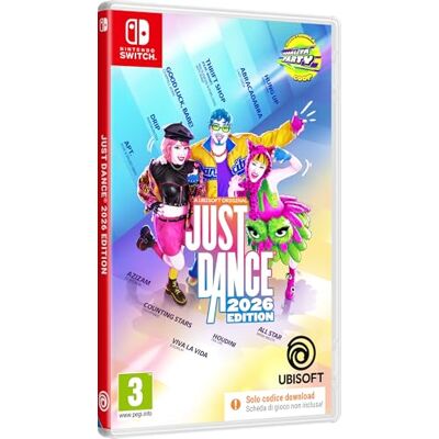 Ubisoft Just Dance 2026 ITA (Switch) (Scarica solo il codice) Ubisoft Just Dance 2026 ITA (Switch) (Scarica solo il codice)