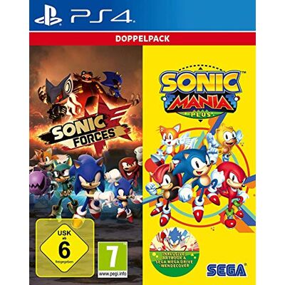 SEGA Sonic Mania Plus and Sonic Forces Double Pack (PlayStation PS4) SEGA Sonic Mania Plus and Sonic Forces Double Pack (PlayStation PS4)