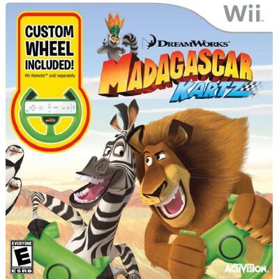ACTIVISION Madagascar Kartz With Steering Wheel ACTIVISION Madagascar Kartz With Steering Wheel