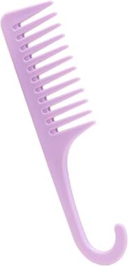 MagiDeal Pettine districante Pettini a denti extra larghi Pettine per capelli styling antistatico Pettini per doccia con gancio Districa i capelli bagnati o, Viola