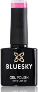 BLUESKY Smalto in gel che cambia la luce, 10 ml, Crackle and Pop, , smalto gel soak-off viola/rosa, per manicure 21 giorni, professionale, salone e uso domestico, richiede asciugatura sotto