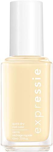 Essie Smalto dal Risultato Professionale Expr, Smalto ad asciugatura rapida, formula 3-in-1, pennello angolato per un'applicazione ancora più facile, Busy Beeline (100), 10 ml