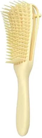 ZJchao Spazzola Districante Pettine per Capelli, Pettine Districante Morbido, Spazzola Districante a 8 File, Spazzola per Capelli Portatile Usata per Capelli Bagnati, Asciutti, Lisci e Ricci (Beige)