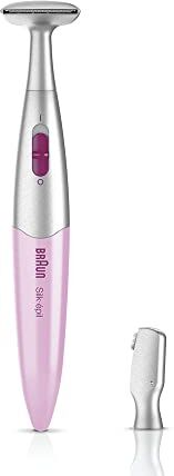 Braun Silk-épil Depilatore Donna, Bikini Styler Rifinitore di Precisione Zona Bikini 3-in-1 con 4 Accessori, FG1100 Rosa