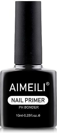 AIMEILI Primer Fit Unghie Base Bonder Nail Prep Aria Veloce Asciutto, Trucco Libero Non Lampada, in Acrilico Bonder Legame 10ml