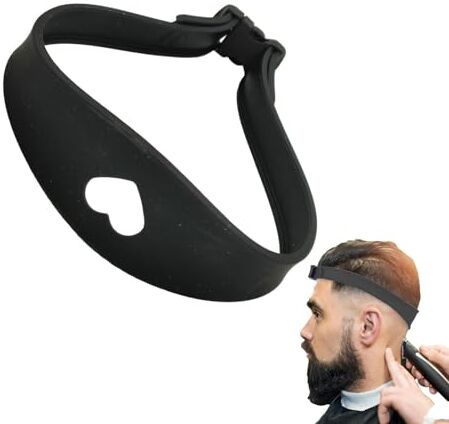 Generic Guida per tagliare i capelli, guida per capelli sul collo regolabile, Strumento per modellare il taglio dell'attaccatura dei capelli, Fasce per autotaglio, strumento per modellare