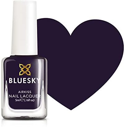 BLUESKY Smalto per Unghie per Bambini, Paint It Purple, Viola Scuro Smalto per Bambini Facile da Togliere, Non Tossico, a Base di Acqua, Inodore, 5 ml