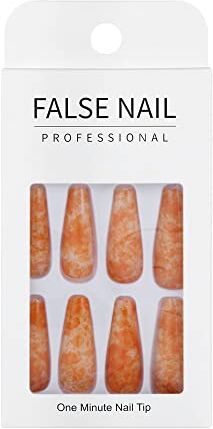 Generic Bellezza Nail Art a forma di T Extra Lungo Falso Nail Ballerina Unghie Finte Bara Nail Tip (2)