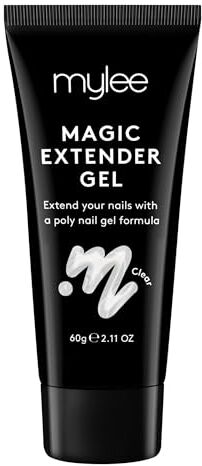 MYLEE MYGEL by  Magic Extender Gel 60g Lunga durata, Aspetto naturale, Gel extension per unghie, per principianti e professionisti, Gel acrilico per unghie ispessente, Nail art (Clear)