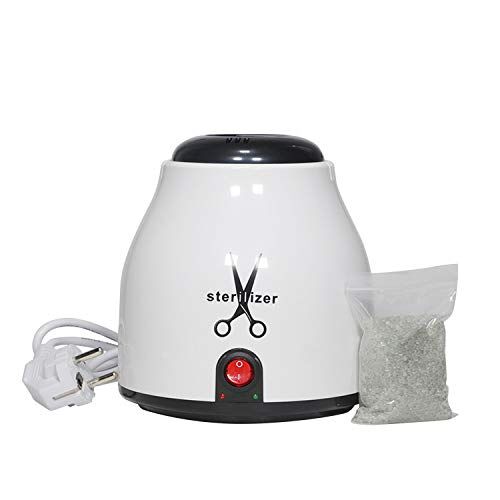 Beauty MJ Strumento Per Salone Sterilizzatore Tatuaggio Metallo Pinzetta Sterilizzatore Vaso Alta Temperatura Pinza Disinfezione Macchina Con Perline Di Vetro Attrezzatura Per La Disinfezione Del Manicure