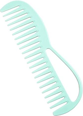 MagiDeal Pettine per Capelli a Denti Larghi Capelli Bagnati e Asciutti, Pettine Districante per Capelli, Accessorio, Portatile Professionale, per Parrucchiere, VERDE