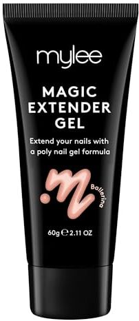 MYLEE MYGEL by  Magic Extender Gel 60g Lunga durata, Aspetto naturale, Gel extension per unghie, per principianti e professionisti, Gel acrilico per unghie ispessente, Nail art (Ballerina)