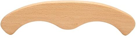 Fyearfly Strumento di Massaggio in Legno Gua Sha, Strumento di Massaggio in Legno Gua Sha Rilassamento Muscolare Strumento di Drenaggio Linfatico a Forma di M Tavola Raschiante Per Modellare Il Corpo collo Pos