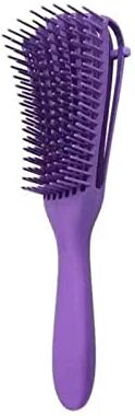 ZJchao Spazzola Districante Pettine per Capelli, Pettine Districante Morbido, Spazzola Districante a 8 File, Spazzola per Capelli Portatile Usata per Capelli Bagnati, Asciutti, Lisci e Ricci (Viola)