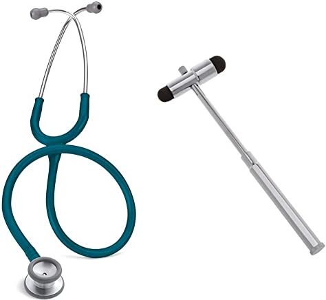 3M™ Littmann® Classic II Pediatric Stetofonendoscopio Blu Caraibi, 2119 & Gima Martello Neurologico Classico, Buck Classic, Senza Lattice