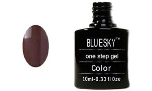 BLUESKY , smalto gel One Step, da asciugare con lampada UV/LED, colorazione Dark Coffe, 004, 10 ml