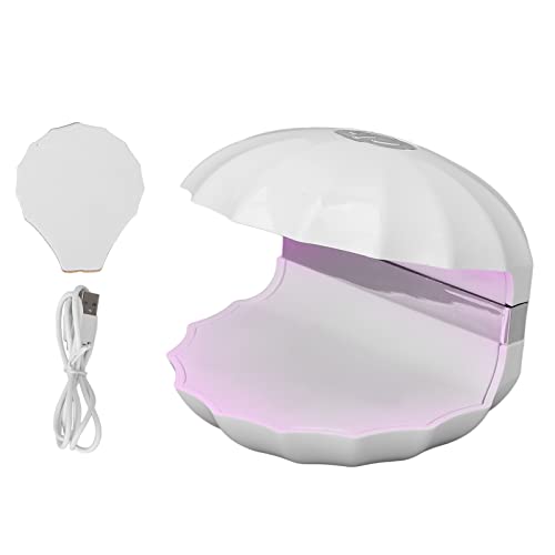 Yinhing Mini Lampada LED per Unghie da 18 W, Mini Essiccatore per Smalto Gel per Unghie Doppie Sorgenti Luminose 5 Pezzi di Chip di Luce Macchina per la Cura delle Unghie