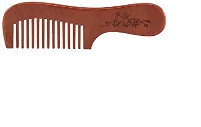 nobrand Pettine Di Legno Massaggio Capelli Lunghi Perdita Di Capelli Insonnia Ramo Di Albero Di San Valentino Regalo 5,3 * 19 Cm