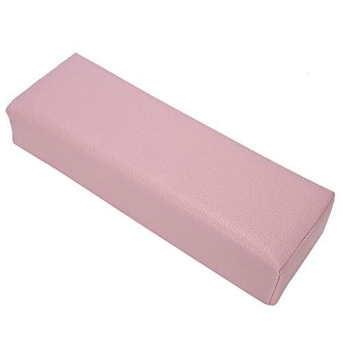 Generic Cuscino per Unghie, Poggiamano per Unghie, Cuscino per Bracciolo per Unghie, Strumenti per la Cura delle Unghie in Pelle PU, Cuscino per Poggiamano per Nail Art, Cuscino per (PINK)