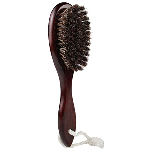 FRCOLOR Boar Bristle Brush Spazzola Per Barba Cespuglio Di Baffi Gli Uomini Affrontano Un Pennello Pulito Spazzole Per Spazzola Per Il Bagnetto Bambino Di Legno Pennello Da Barba Bambù