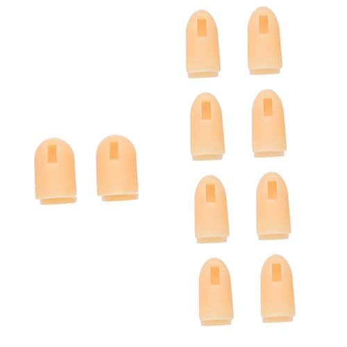 FRCOLOR 10 guanti per nail art finte per la formazione delle delle unghie finte, per l'addestramento delle unghie, per manicure, accessori per unghie