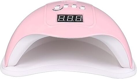 YYQTGG Lampada per Unghie, 48W Digital Nail Dryer Pink LED Manicure Portatile 24 Chip Luminosi per Salone