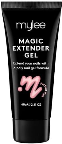 MYLEE MYGEL by  Magic Extender Gel 60g Lunga durata, Aspetto naturale, per unghie ispessente, per principianti e professionisti, acrilico Nail art (Perfect Pink)