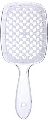 Dieffematic SZ Spazzola Per Capelli New Wide Teeth Combs Hollow Mesh Women Scalp Massage Comb Hair Brush Hollowing Out Home Salon DIY Hairdressing Tool (Color : White)